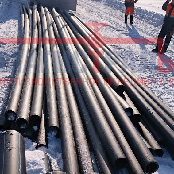 Московская область, д Лупаново, поставка Труб питьевых ПЭ100 SDR 11 d160 х 14,6 мм ГОСТ 18599-2001 