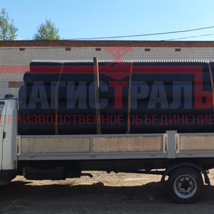 Калужская область, р-н Боровский, поставка канализационной гофрированной трубы FD с раструбом