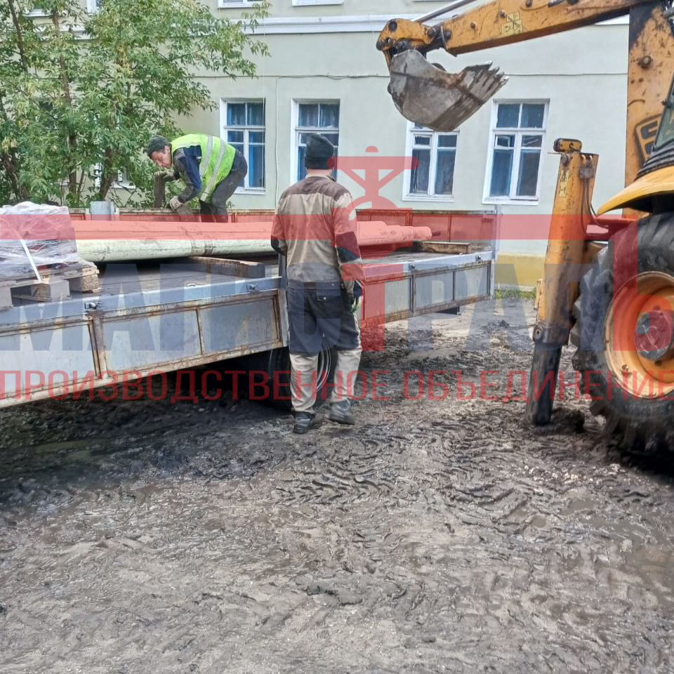 Доставка МО. г.Орехово-Зуево, поставка трубы в ППМИ, шаровые стальные краны, , скользящие опоры, фитинги 