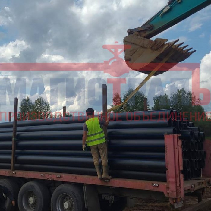 Московская область, поставка труб питьевых ПЭ100 SDR 17 d250 х 14,8 мм ГОСТ 18599-2001