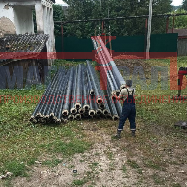  Владимирская обл, пос. Муромцево, поставка труб ст.э/св ППУ ПЭ сп, Отводов ст.э/св ППУ ПЭ сп, Неподвижных опор ст.э/св ППУ ПЭ сп