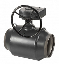 Кран шаровой сталь JIP Premium WW Ду 300 Ру25 п/привар с редуктором Danfoss 065N0166G фото