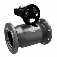 Кран шаровой сталь Regula Ду 300 Ру16 фл с редуктором LD КШ.Ц.Ф.Р.Regula.300/250.016.Н/П.02