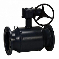 Кран шаровой сталь JIP Premium FF Ду 300 Ру16 фл с редуктором Danfoss 065N0266G фото